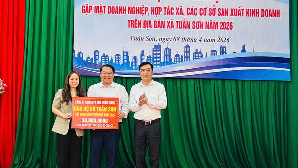 XÃ TUẤN SƠN GẶP MẶT DOANH NGHIỆP, HỢP TÁC XÃ, CƠ SỞ SẢN XUẤT KINH DOANH