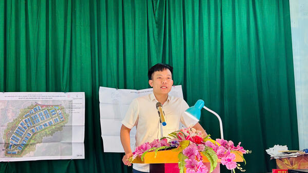 XÃ TUẤN SƠN PHỔ BIẾN THU HỒI ĐẤT ĐỐI VỚI CÁC HỘ BỊ ẢNH HƯỞNG BỞI DỰ ÁN CỤM CÔNG NGHIỆP MINH SƠN