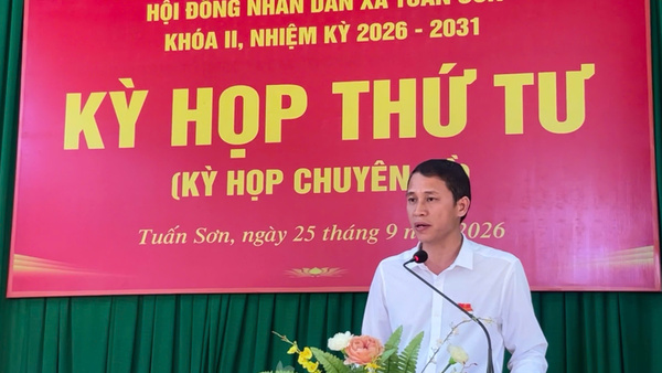 KỲ HỌP THỨ TƯ HĐND XÃ TUẤN SƠN KHÓA II, NHIỆM KỲ 2026-2031