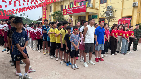 XÃ TUẤN SƠN PHÁT ĐỘNG “NGÀY CHẠY OLYMPIC - VÌ SỨC KHỎE TOÀN DÂN - VÌ AN NINH TỔ QUỐC” NĂM 2026