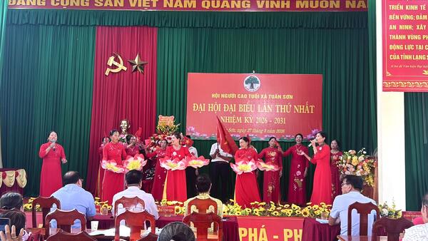 ĐẠI HỘI ĐẠI BIỂU HỘI NCT XÃ TUẤN SƠN LẦN THỨ NHẤT, NHIỆM KỲ 2026-2031