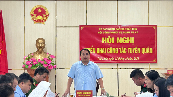 XÃ TUẤN SƠN TRIỂN KHAI CÔNG TÁC TUYỂN QUÂN NĂM 2027